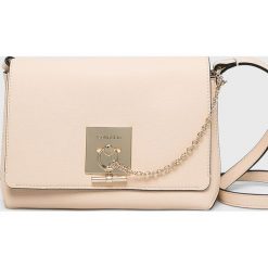 Calvin Klein - Torebka. Brązowe torby na ramię Calvin Klein, bez wzorów, z materiału, casualowe, na ramię, średnie, bez dodatków. W wyprzedaży za 299.90 zł.