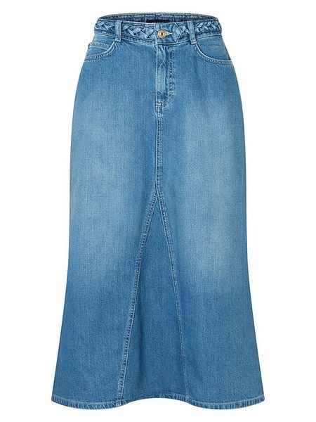 More & More Spódnica dżinsowa w kolorze niebieskim rozmiar: 36. Niebieskie spódnice More & More, bez wzorów, z bawełny, klasyczne, maxi. Za 139.95 zł.