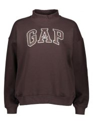 GAP Bluza w kolorze ciemnobrązowym rozmiar: XXS/XS. Brązowe bluzy sportowe GAP, xs, bez wzorów, bez kaptura. Za 239.95 zł.
