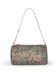 Juicy Couture Torebka ze wzorem - 21 x 11 x 11 cm rozmiar: onesize. Torby na ramię Juicy Couture, bez wzorów, z materiału, na ramię, bez dodatków. Za 277.36 zł.