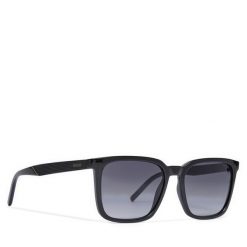 Okulary przeciwsłoneczne HUGO. Czarne okulary przeciwsłoneczne Hugo, bez wzorów. Za 429.99 zł.