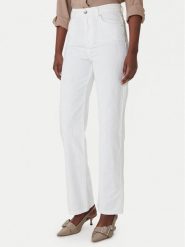 Marella Jeansy 2613181024 Biały Wide Leg. Białe jeansy Marella, bez wzorów. Za 889.99 zł.