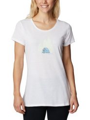 Columbia Koszulka "Daisy Days" w kolorze białym rozmiar: XL. Białe bluzki Columbia, xl, bez wzorów, bez kołnierzyka, bez ramiączek. Za 48.28 zł.