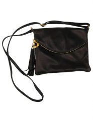 Florence Bags Skórzana torebka "Castagno" w kolorze czarnym - 18 x 20 x 2 cm rozmiar: onesize. Czarne torby na ramię Florence Bags, bez wzorów, z materiału, na ramię, bez dodatków. Za 162.95 zł.