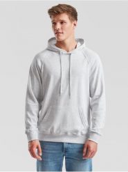 Lekka bluza z kapturem Fruit Of The Loom Gris. Szare bluzy FRUIT OF THE LOOM, m, bez wzorów, z bawełny, z kapturem. Za 159.99 zł.