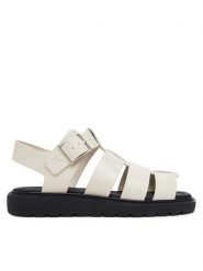 Calvin Klein Jeans Sandały Sq Molded Sdl Fisherman Mg Wn YW0YW01700 Écru. Sandały Calvin Klein Jeans, bez wzorów, z jeansu, bez obcasa, na płaskiej podeszwie, bez zapięcia. Za 389.99 zł.