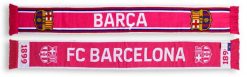 Szalik Barcelona dwustronny - oficjalny licencjonowany. Czerwone szaliki FC Barcelona, bez wzorów, z bawełny. Za 118.98 zł.