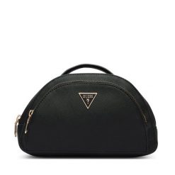 Kosmetyczka Guess. Czarne kufry i kosmetyczki Guess, z aplikacjami, bez dodatków. Za 269.99 zł.