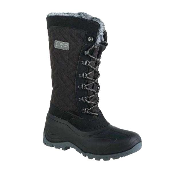 Buty Zimowe Damskie Nietos. Czarne trekkingi CMP, z futra, outdoorowe. Za 329.99 zł.
