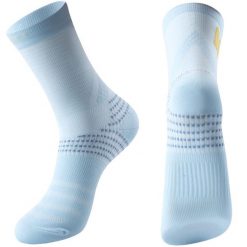 Skarpetki rowerowe kolarskie antybakteryjne Rockbros RB4900 unisex. Niebieskie skarpety ROCKBROS, bez wzorów. Za 29.90 zł.