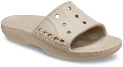 Klapki Dla Dorosłych Crocs Baya II Slide. Niebieskie klapki Crocs, bez wzorów, z materiału, bez obcasa. Za 99.99 zł.