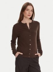 United Colors Of Benetton Kardigan 1002D5485 Brązowy Regular Fit. Brązowe kardigany United Colors of Benetton, xl, bez wzorów, z wełny. Za 219.99 zł.