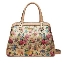 Torebka Laura Vita. Brązowe torebki klasyczne Laura Vita, bez wzorów, bez dodatków. Za 189.99 zł.