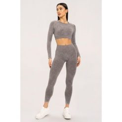 Legginsy fitness damskie Gym Glamour sprane. Brązowe legginsy GYM GLAMOUR, xs, bez wzorów. Za 159.99 zł.