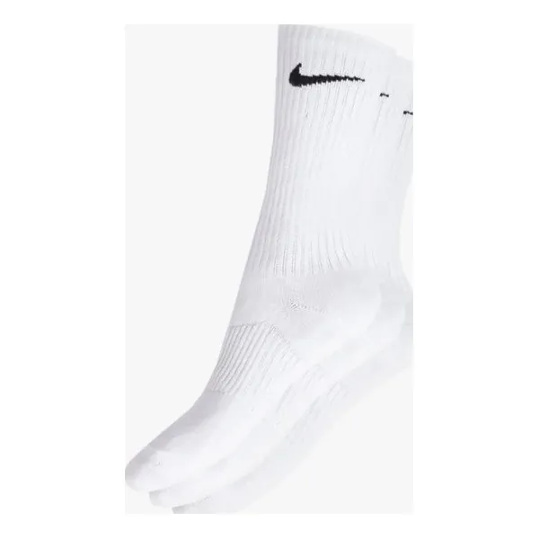 Nike Skarpety 3Ppk Crew White , biały, rozmiar M. Białe skarpety Nike, bez wzorów, z bawełny. Za 39.99 zł.