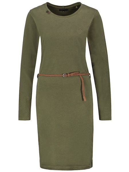 Eight2Nine Sukienka w kolorze zielonym rozmiar: L. Zielone sukienki Eight2Nine, l, bez wzorów, z bawełny, bez kołnierzyka, bez ramiączek, midi. Za 57.06 zł.