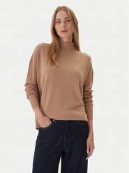 Kontatto Sweter 3M0822C Beżowy Relaxed Fit. Brązowe swetry Kontatto, m, bez wzorów, z syntetyku, bez ramiączek. Za 389.99 zł.