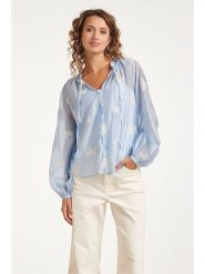 Smashed Lemon Bluzka w kolorze błękitnym rozmiar: XXL. Niebieskie bluzki Smashed Lemon, xxl, bez wzorów, bez kołnierzyka, bez ramiączek. Za 234.95 zł.