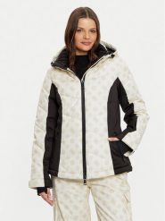 Guess Kurtka narciarska W4PL3N WH0K0 Kremowy Regular Fit. Białe kurtki narciarskie Guess, xs, z aplikacjami, z syntetyku, bez kaptura, narciarskie. Za 2,139.00 zł.