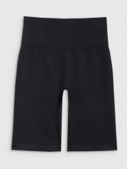 4F Legginsy kolarki treningowe bezszwowe damskie - czarne XS/S. Czarne legginsy 4f, l, bez wzorów, z dzianiny, z podwyższonym stanem, krótkie. Za 119.99 zł.