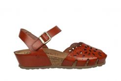 Sandały Yokono Monaco-247 Vaquetill Nuez, Brązowy, Skóra naturalna - 36. Brązowe sandały Yokono, bez wzorów, z materiału, eleganckie, bez obcasa, na koturnie, bez zapięcia. W wyprzedaży za 152.10 zł.