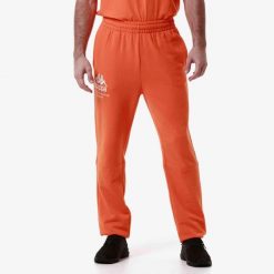Autentyczne spodnie dresowe Kappa Giova. Brązowe spodnie dresowe Kappa, bez wzorów, z dresówki. Za 266.00 zł.
