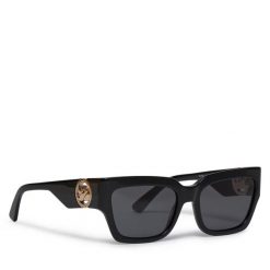Okulary przeciwsłoneczne Longchamp. Czarne okulary przeciwsłoneczne Longchamp, bez wzorów. Za 739.99 zł.