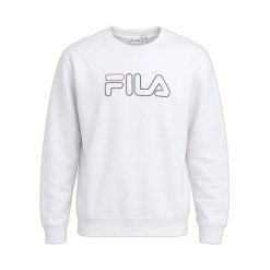 Damska bluza Fila SITGES crew sweat FAW0333-10001. Białe bluzy Fila, l, bez wzorów, z bawełny, bez kaptura. Za 137.04 zł.