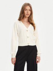 Guess Kardigan W5YR01 Z2ZK2 Biały Regular Fit. Białe kardigany Guess, xxl, z aplikacjami, z wiskozy. Za 359.99 zł.