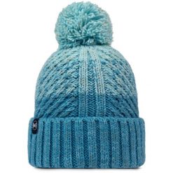 Czapka BUFF KNITTED & FLEECE BAND BEANIE AKNA TOURMALINE. Niebieskie czapki Buff, bez wzorów. W wyprzedaży za 118.93 zł.