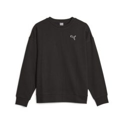 Damska bluza dresowa BETTER ESSENTIALS PUMA Black. Czarne bluzy Puma, na zimę, s, bez wzorów, z dresówki, bez kaptura. Za 150.99 zł.