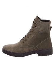 Legero Skórzane botki "Mystic" w kolorze khaki rozmiar: 39. Brązowe botki Legero, bez wzorów, z gore-texu, bez obcasa, bez zapięcia. Za 259.74 zł.