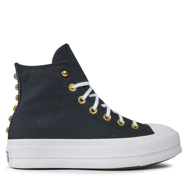 Trampki Converse. Fioletowe trampki Converse, bez wzorów, bez zapięcia. Za 399.99 zł.