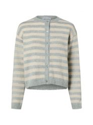 More & More Kardigan damski Kobiety beżowy|szary w paski, 34. Brązowe kardigany More & More, uniwersalny, bez wzorów, z syntetyku. Za 279.95 zł.