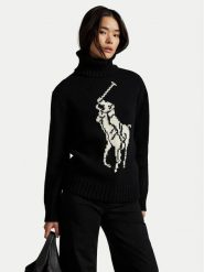 Polo Ralph Lauren Golf 211978329002 Czarny Relaxed Fit. Czarne golfy Polo Ralph Lauren, xl, bez wzorów, z wełny, bez ramiączek. Za 1,699.00 zł.