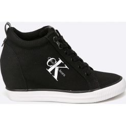 Calvin Klein Jeans - Buty. Czarne obuwie sportowe Calvin Klein Jeans, z gumy, bez zapięcia. W wyprzedaży za 359.90 zł.