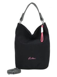 Fritzi aus Preußen Skórzana torebka "Hobo Lea" w kolorze czarnym - 27 x 37 x 17 cm rozmiar: onesize. Czarne torby na ramię Fritzi aus Preußen, bez wzorów, z materiału, na ramię, bez dodatków. Za 157.35 zł.