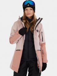 Kurtka Narciarska Damska Fundango Nashua ECO 3L. Białe kurtki narciarskie FUNDANGO, l, bez wzorów, z materiału, bez kaptura, narciarskie. Za 699.00 zł.