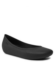 Crocs Baleriny Brooklyn Flat 209384 Czarny. Czarne baleriny Crocs, bez wzorów, z tworzywa sztucznego, bez obcasa. Za 169.99 zł.