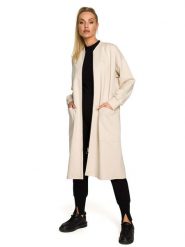 Made of emotion Bluza w kolorze jasnobeżowym rozmiar: S. Brązowe bluzy Made Of Emotion, s, bez wzorów, bez kaptura. Za 159.95 zł.