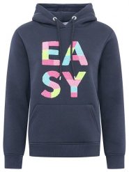 Zwillingsherz Bluza "EASY" w kolorze granatowym rozmiar: L/XL. Niebieskie bluzy Zwillingsherz, l, z aplikacjami, z kapturem. Za 220.12 zł.