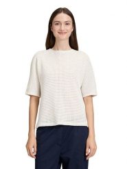 BETTY & CO Sweter w kolorze kremowym rozmiar: 42. Brązowe swetry Betty & Co, bez wzorów, bez ramiączek. Za 97.51 zł.