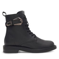 Trapery Sergio Bardi. Czarne botki Sergio Bardi. Za 174.99 zł.