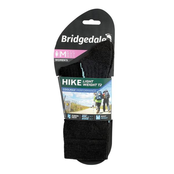 Skarpety do turystyki damskie Bridgedale HIKE LW COOL PERF LD. Brązowe skarpety Bridgedale, bez wzorów, z elastanu. Za 84.99 zł.
