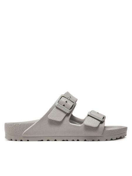 Birkenstock Klapki Arizona EVA 1027592 Szary. Szare klapki Birkenstock, bez wzorów, z syntetyku, bez obcasa. Za 249.99 zł.