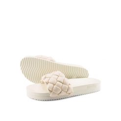 Klapki basenowe damskie Flip Flop Pool Weave. Białe klapki Flip Flop, bez wzorów, bez obcasa. Za 123.00 zł.