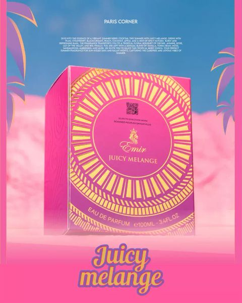 Emir Juicy Melange 100 ml woda perfumowana unisex. Perfumy damskie Paris Corner. W wyprzedaży za 65.00 zł.