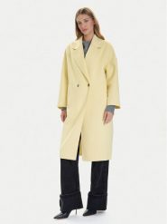 ViCOLO Płaszcz wełniany TF0003 Żółty Regular Fit. Żółte płaszcze ViCOLO, na zimę, xs, bez wzorów, z syntetyku, bez kaptura. Za 1,079.00 zł.