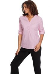 WITT WEIDEN Bluzka w kolorze jasnoróżowym rozmiar: 48. Różowe bluzki WITT WEIDEN, bez wzorów, z bawełny, bez kołnierzyka, bez ramiączek. Za 65.95 zł.