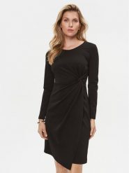Rinascimento Sukienka koktajlowa CFC0115578003 Czarny Regular Fit. Czarne sukienki Rinascimento, xs, bez wzorów, z syntetyku, wizytowe, bez kołnierzyka, bez ramiączek. Za 219.99 zł.